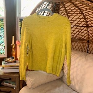 Green/yellow sweater!